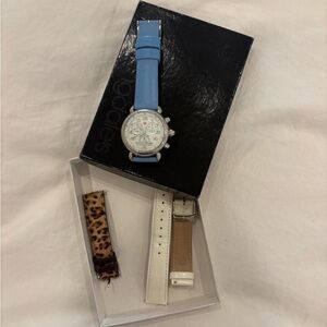 Michelle Blue Watch with Interchangeable Straps needs new battery